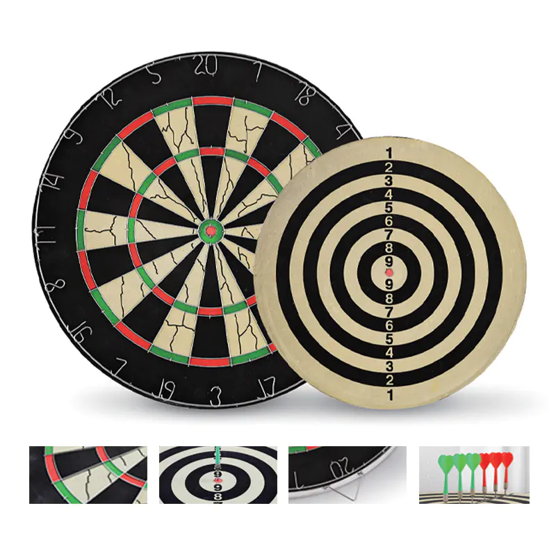 BL-18012 Baili Doppelseitiges beflocktes Dartboard-Set