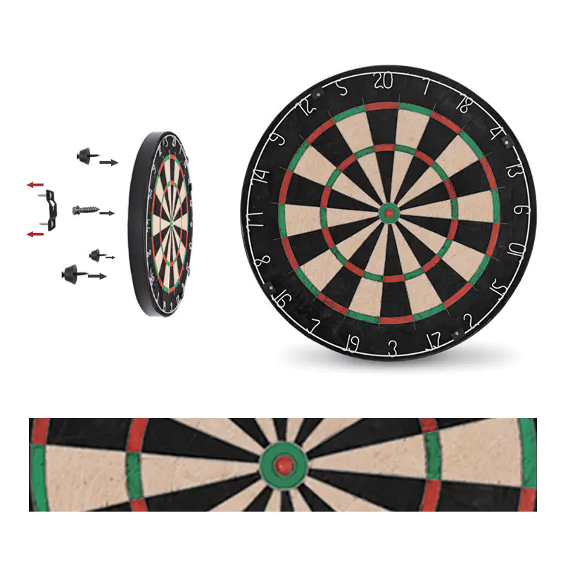 BL-1818A Professionelle Dartscheibe mit 18 Zoll Borsten und Messerranddraht
