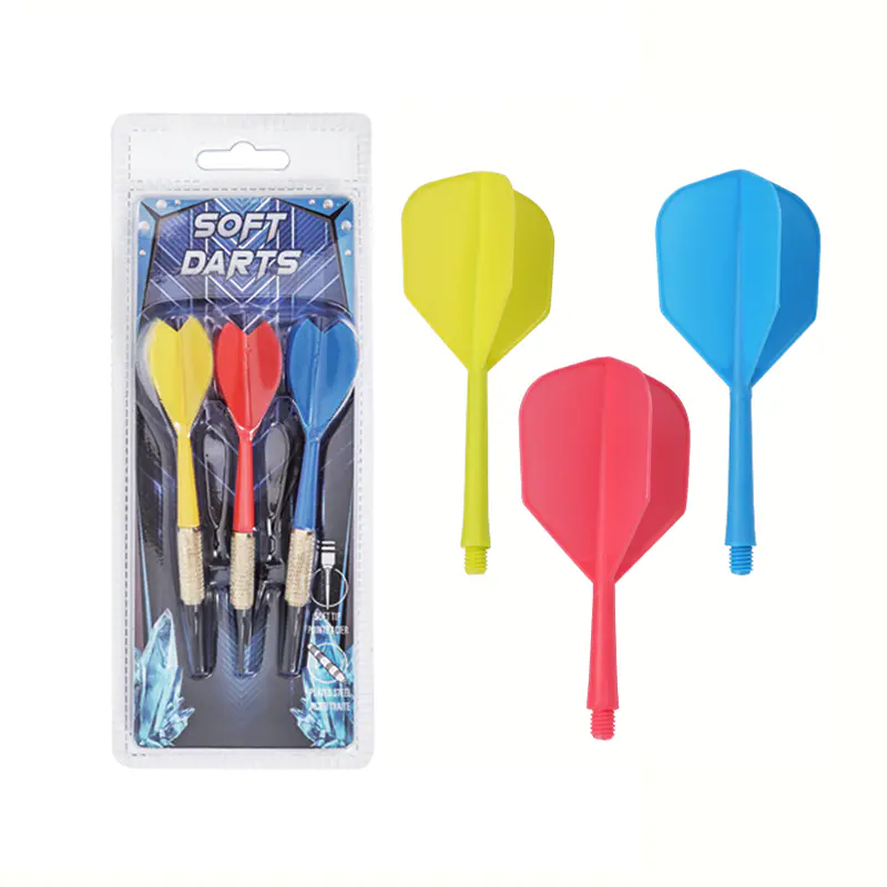 BL-3009SL 7g Sicherheits-Soft-Tip-Pfeil mit Federdesign-Set