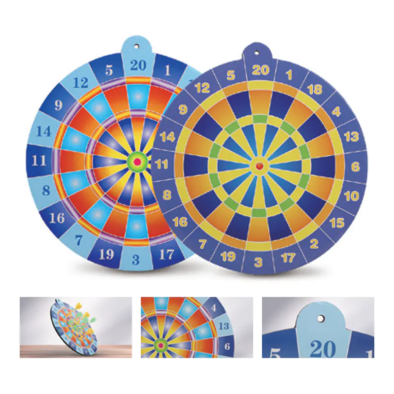 Baili Safe Kinderspielzeugspiel EVA Magnetisches Dartboard-Set
