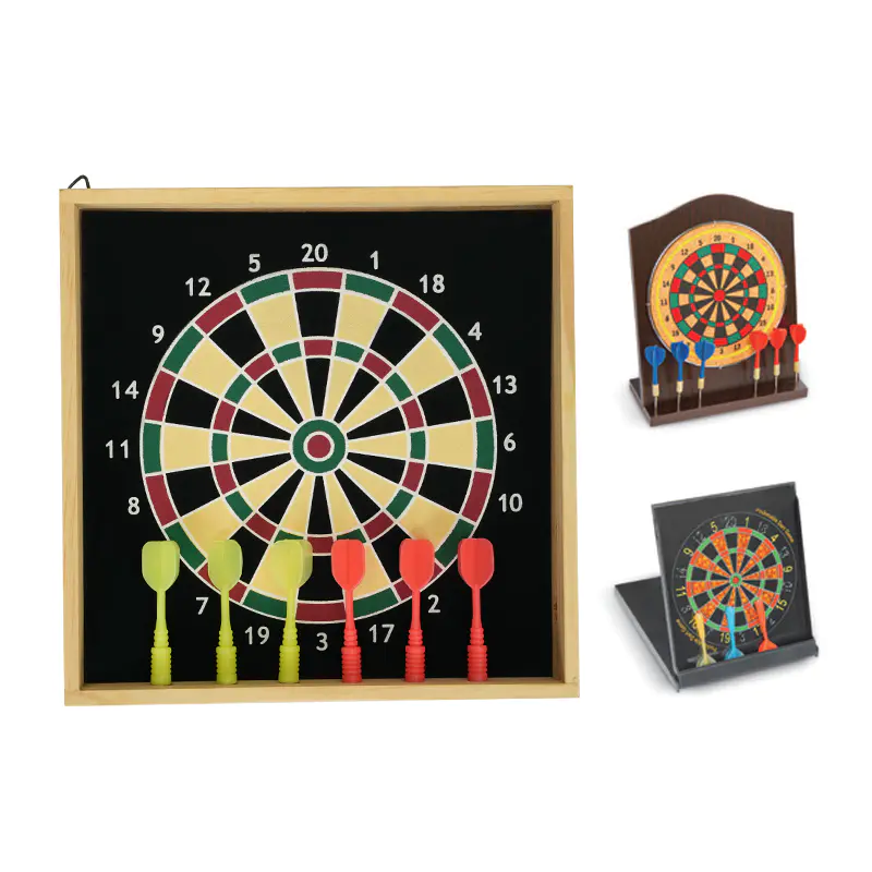 Mini-Tisch-Dartboard-Set mit Standfuß und Darts
