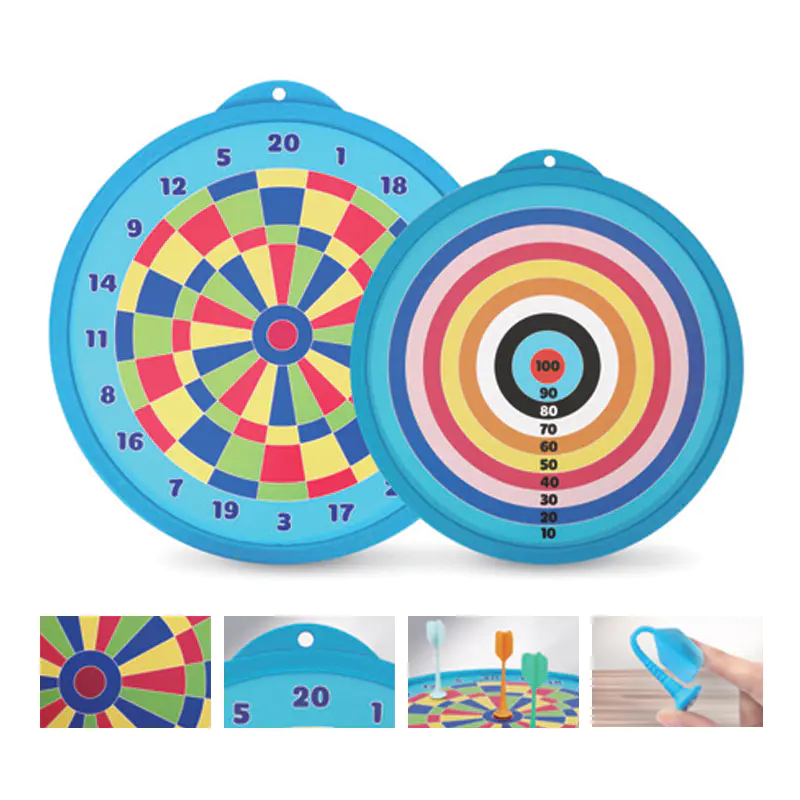 Tragbare magnetische 2-in-1-Dartplatte für das Spielen im Innen- und Außenbereich