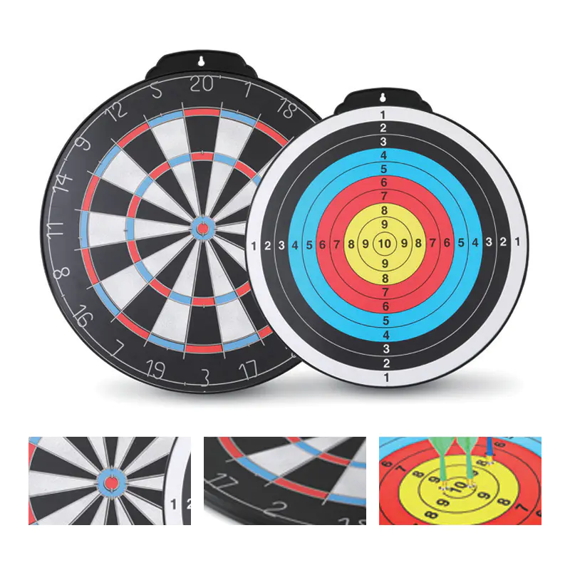 Sichere doppelseitige magnetische Dartscheibe für Kinder und Erwachsene 